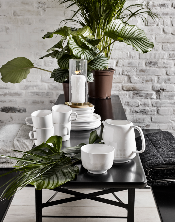 Tavolo e panche 'Garden' 160x60cm - Nero