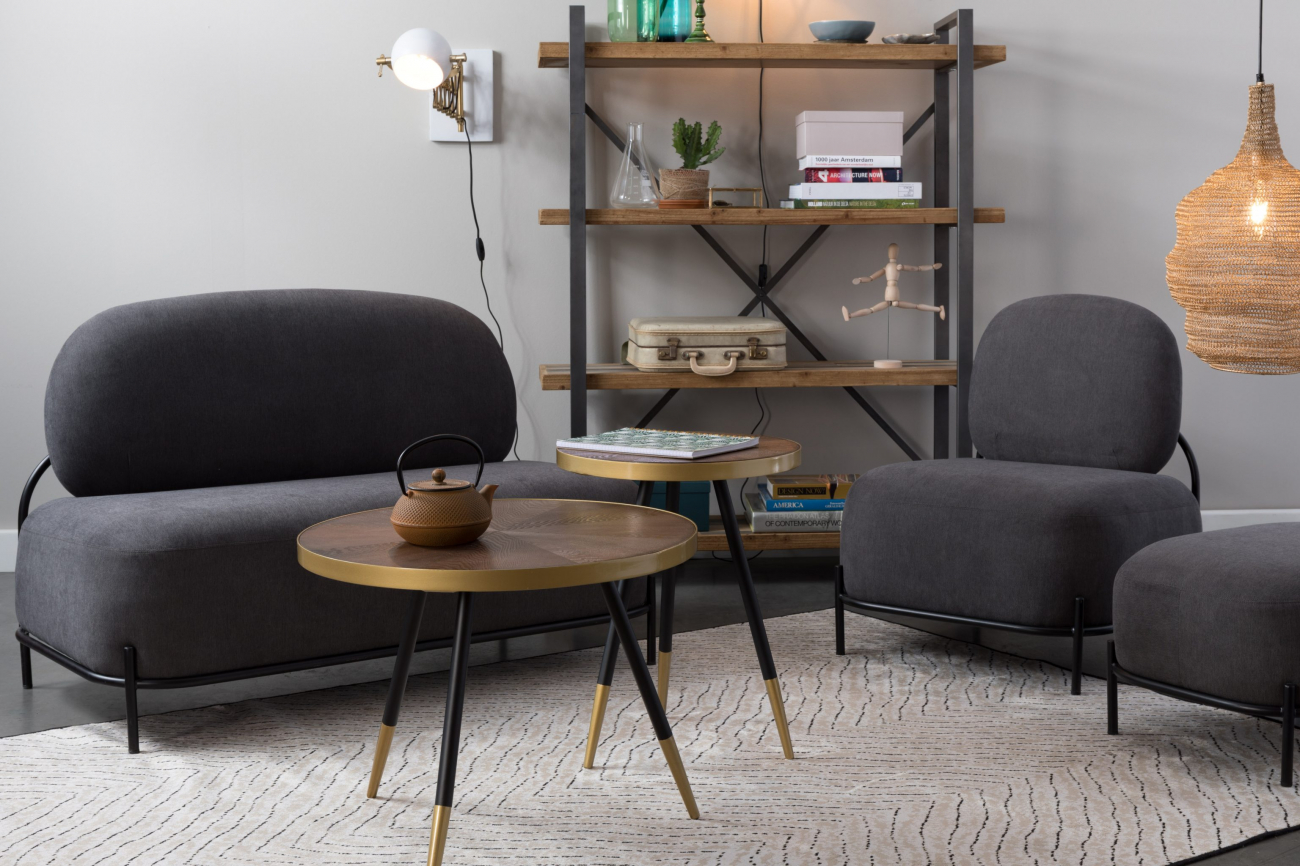 Poltrona 'Polly' - Grigia