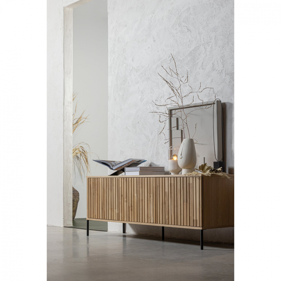 Mobile TV 'New Gravure' 150 cm - Rovere/Nero