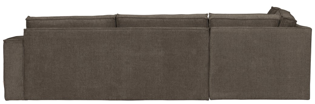 Divano 'Freddie' 4 posti - Marrone scuro