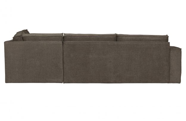 Divano 'Freddie' 4 posti - Marrone scuro