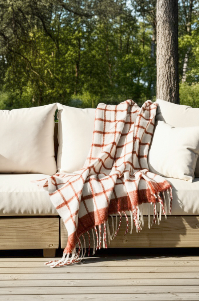 Coperta 'Rachel' 130x170cm - Rosa