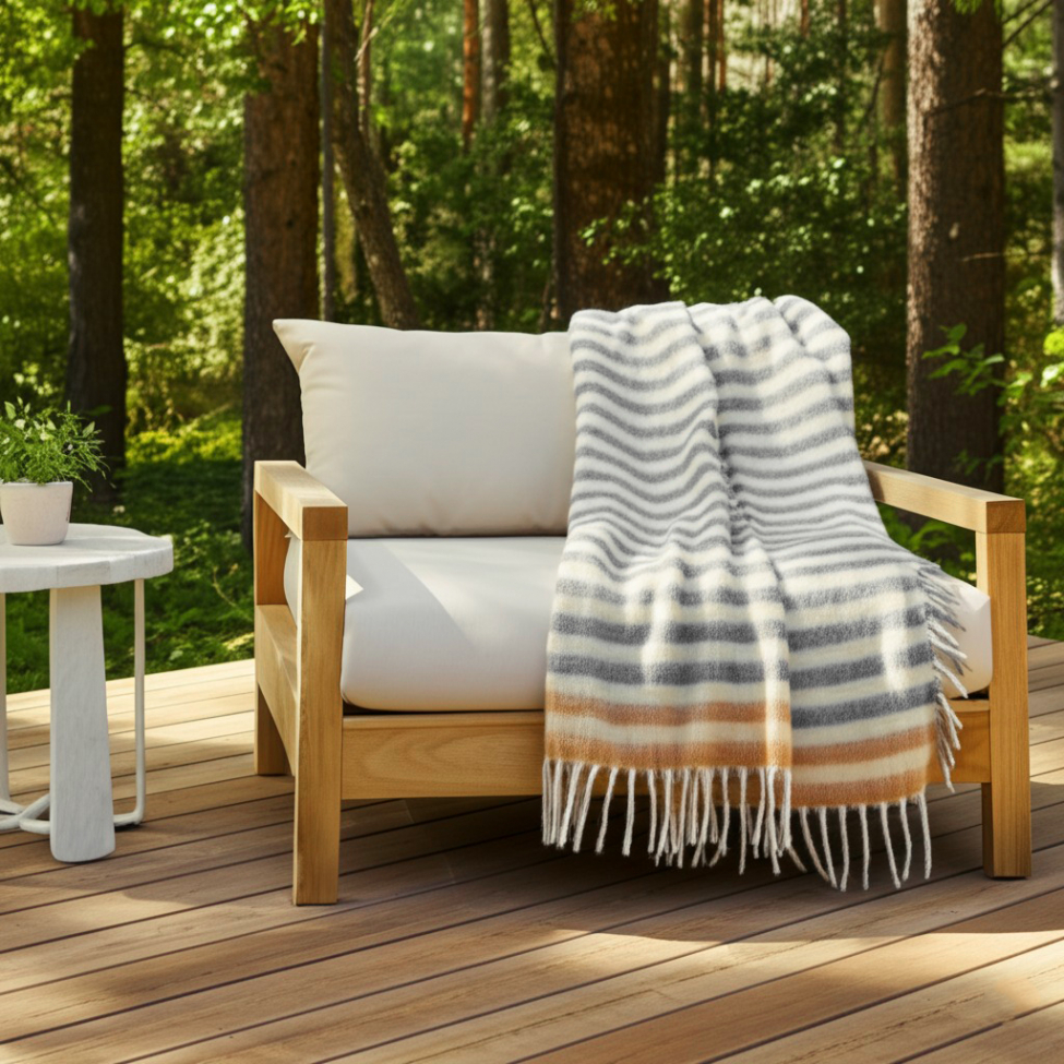 Coperta 'Monica' 130x170cm - Giallo