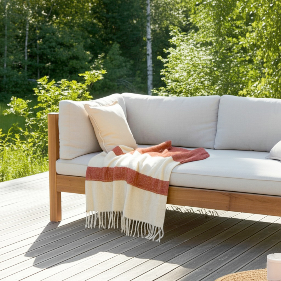 Plaid 'Carrie' 130x170cm - Rosa