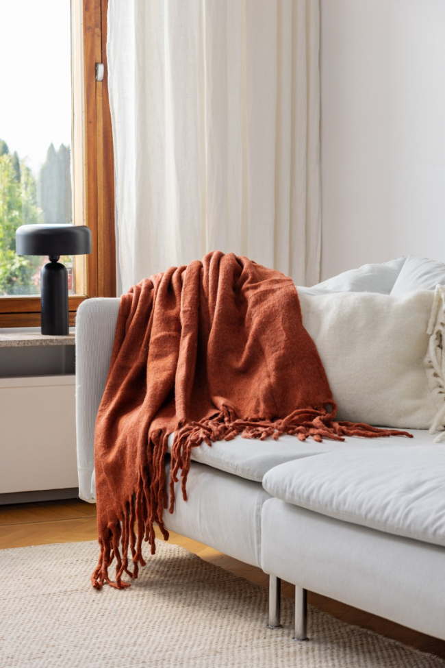 Plaid 'Samantha' 130x170cm - Rame