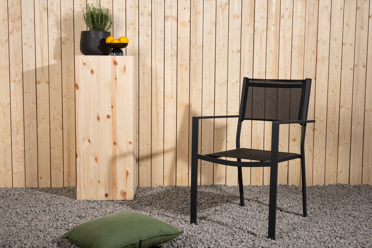 Sedia da pranzo 'Charlotte' - Nera