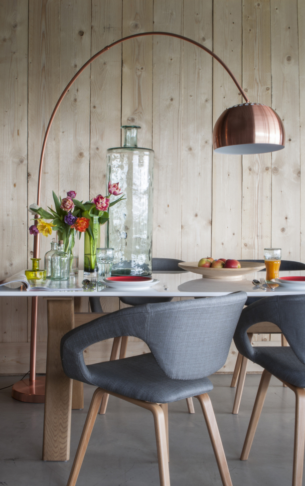 Lampada da terra 'Bow' - Rame