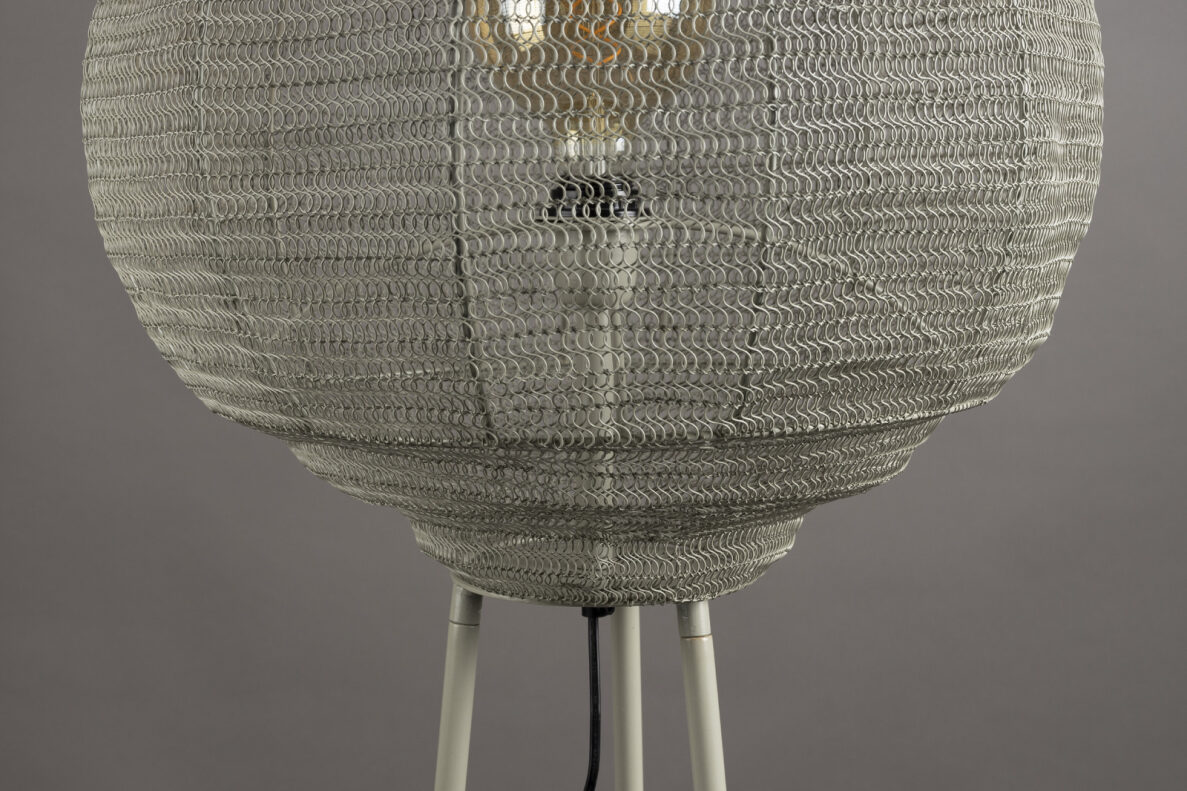 Lampada da terra 'Meezan' - Grigia