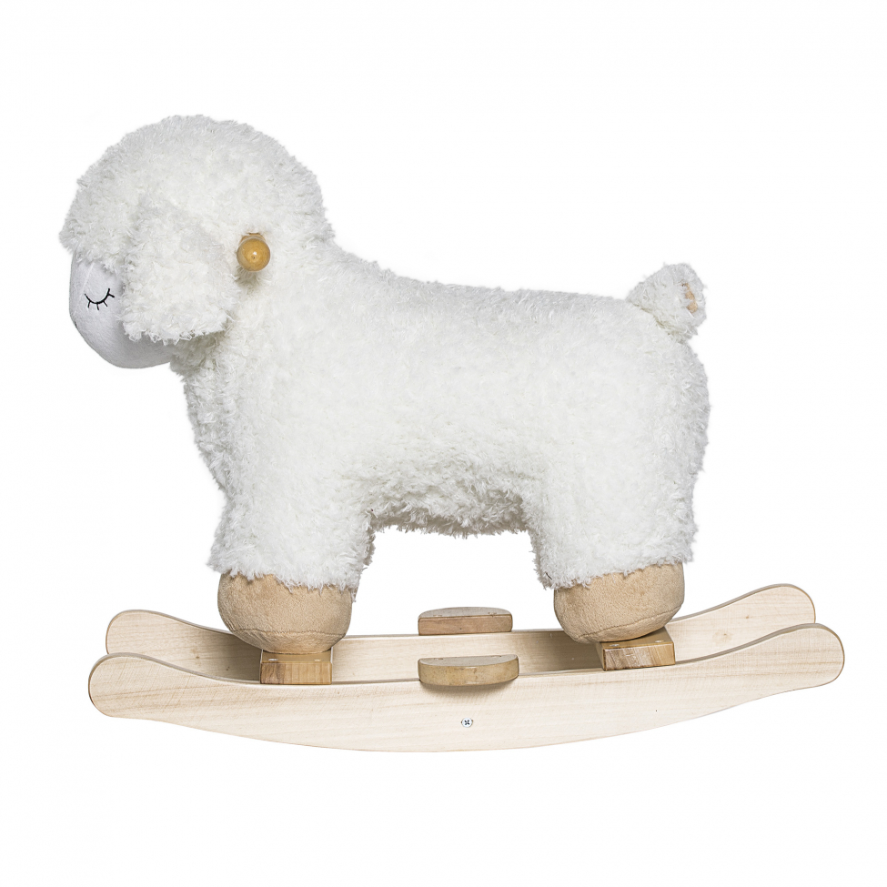 Cavallo a dondolo 'Rocking Sheep' - Bianco