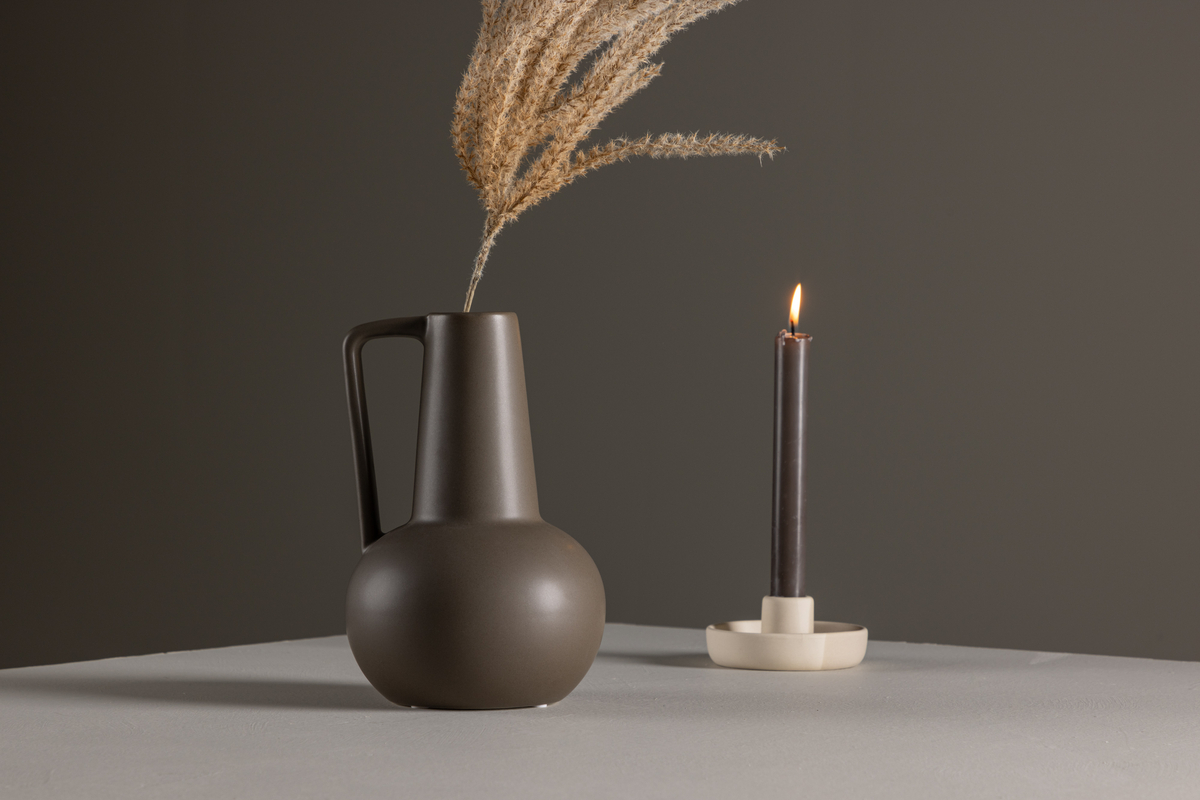 Vaso 'Calvi' - Marrone