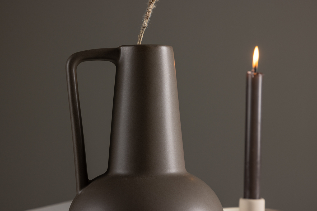 Vaso 'Calvi' - Marrone