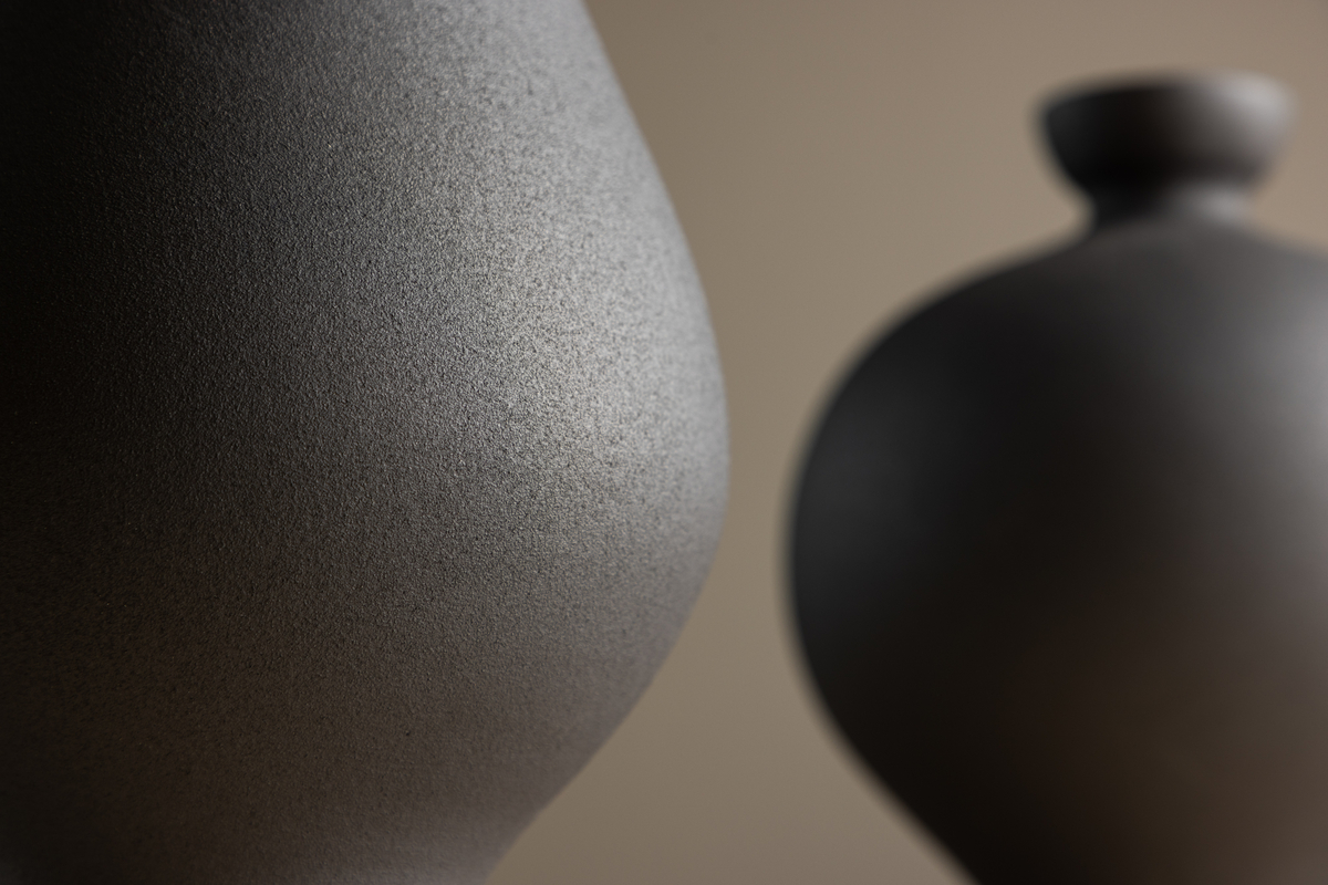 Vaso 'Santander' 24cm - Nero