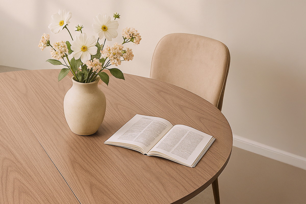 Tavolo da pranzo 'Calpe' Rotondo 150cm - Naturale