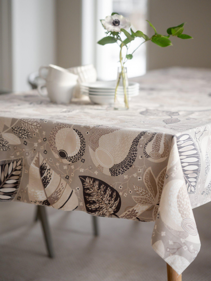 Tovaglia 'A&E' 140x280 - Beige