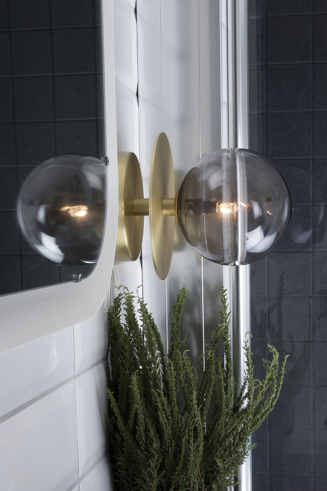 Applique 'Art Deco' - Fumé