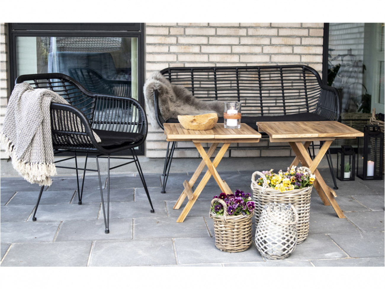 Divano 'Trieste' - Nero