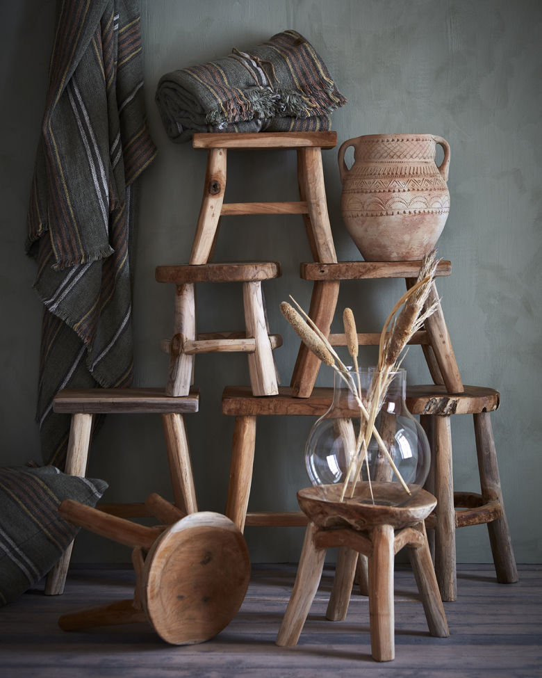 Panca 'Arvid' 33x23cm - Naturale