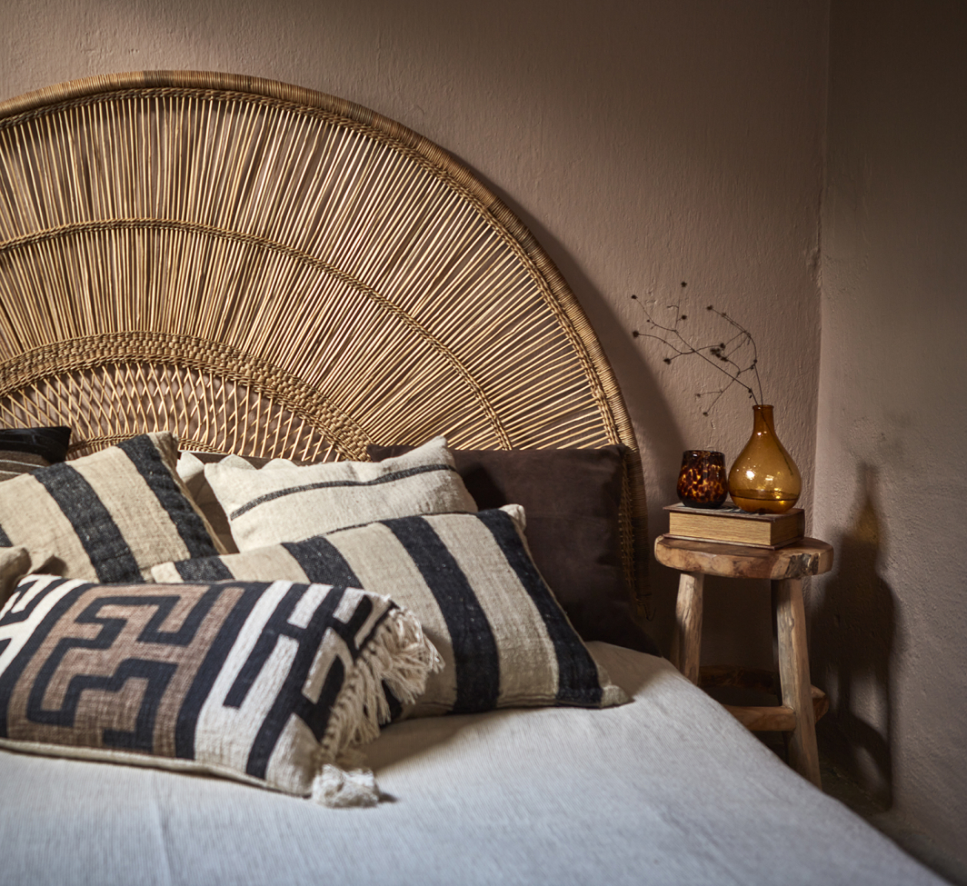 Panca rotonda 'Arvid' 38cm - Naturale