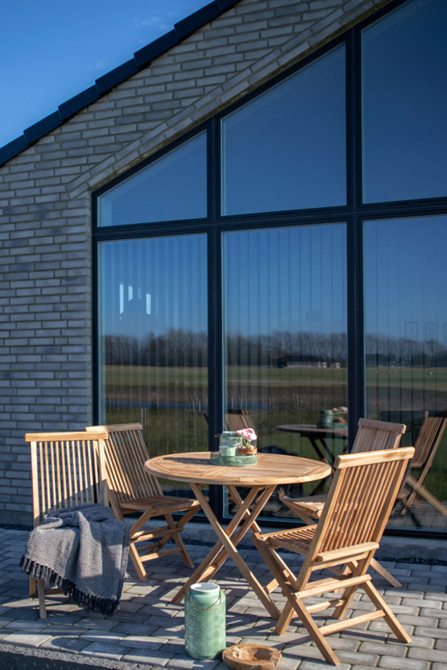 Tavolo da giardino 'Oviedo' Rotondo 100cm - Rovere