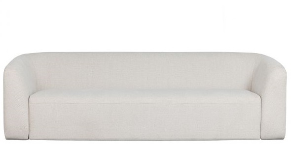 Divano 'Sloping' - Bianco Perla