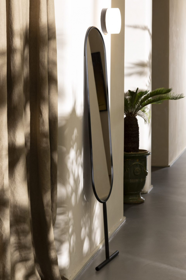 Specchio 'Tess' - Nero