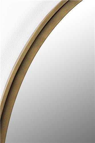 Specchio 'Matz' Ovale - Ottone Antico