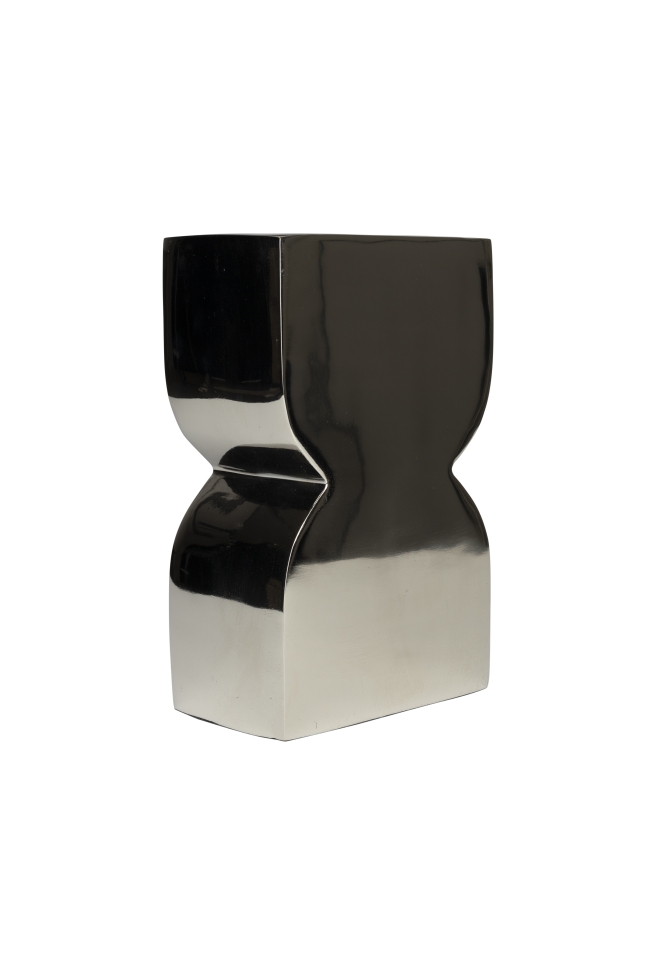 Vaso Cones L 'Shiny Silver' - Argento