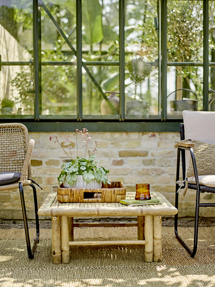 Poltrona 'Mundo' - Naturale/Grigio