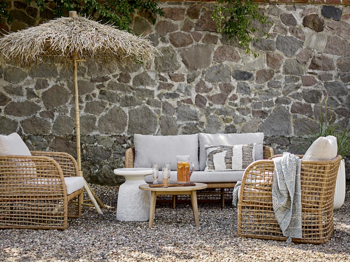 Divano da giardino 'Penzano' - Naturale