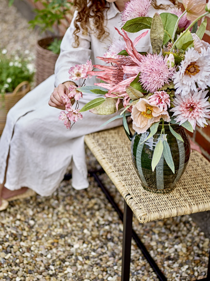 Panca da giardino 'Adilly' – Naturale/Rattan