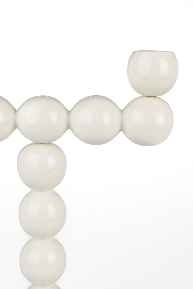 Portacandele 'Bubbles' - Beige 2