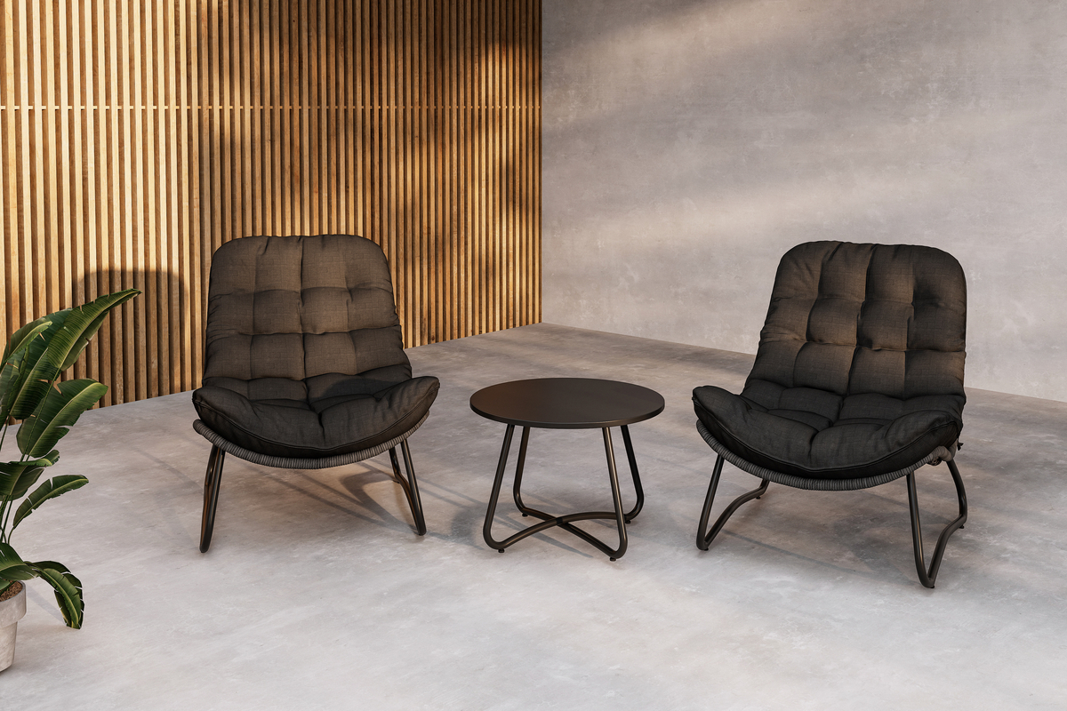 Set da lounge 'Siro' - Nero