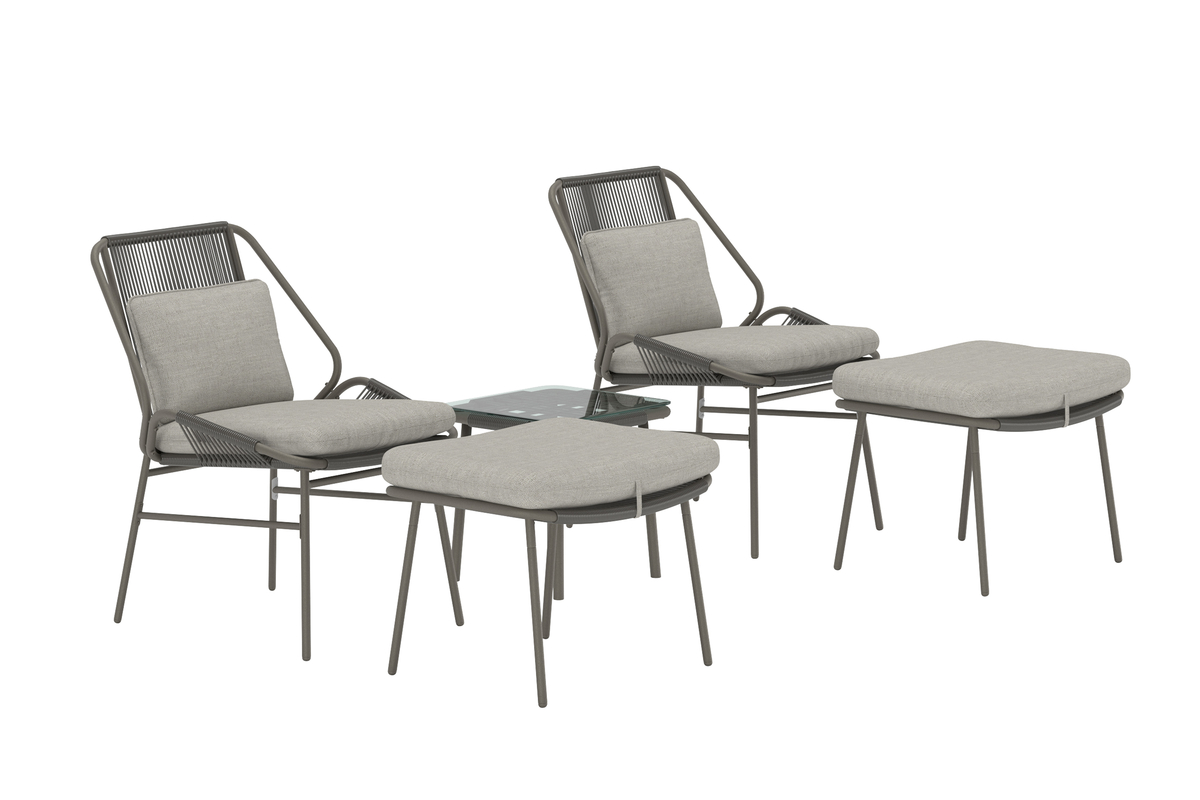 Set da salotto 'Zakynthos' - marrone