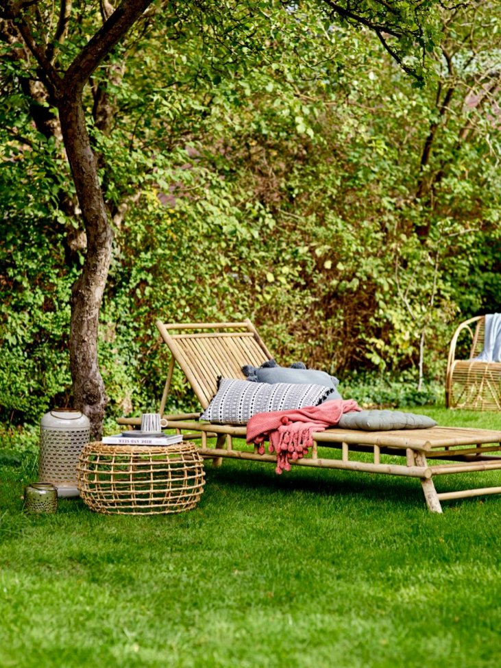 Lettino 'Bambu' - Naturale