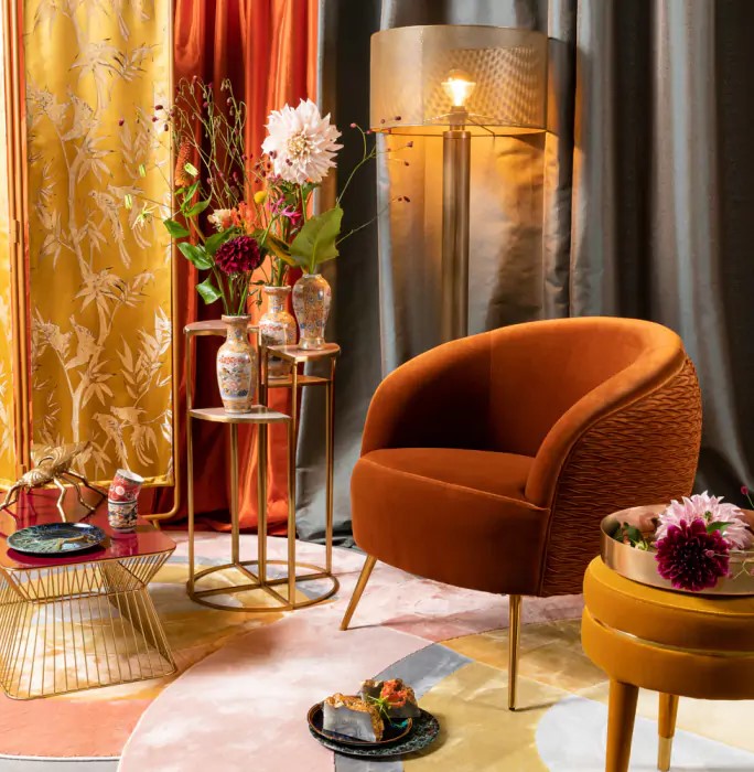 Poltrona 'So curvy' - Arancione