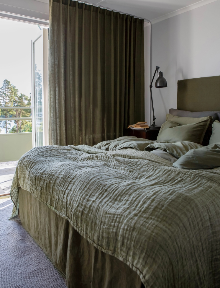 Coperta 'Hannelin' 260x260 - Verde