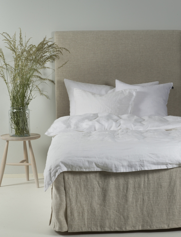 Copertura per letto 'Miramar' 90x220x52 - Naturale