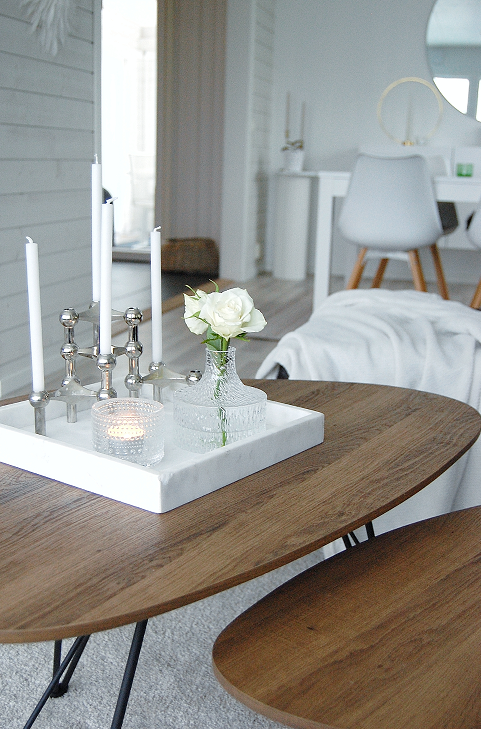 Tavolino da caffè 'Twin' 2 pezzi - Naturale