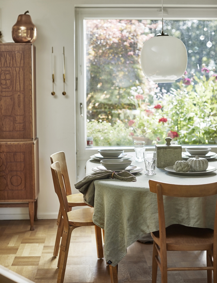 Tovaglia 'Sunshine' 145x250 - Muschio