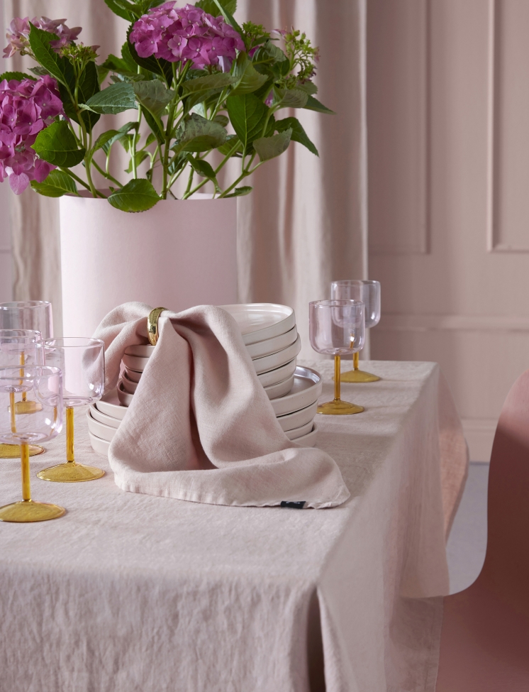 Tovaglia 'Sunshine' 145x330 - Rosa