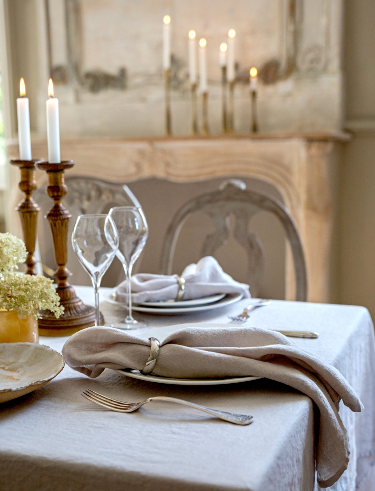 Anello per serviette 'Monaco' Rotondo 4cm 4-pack - Argento