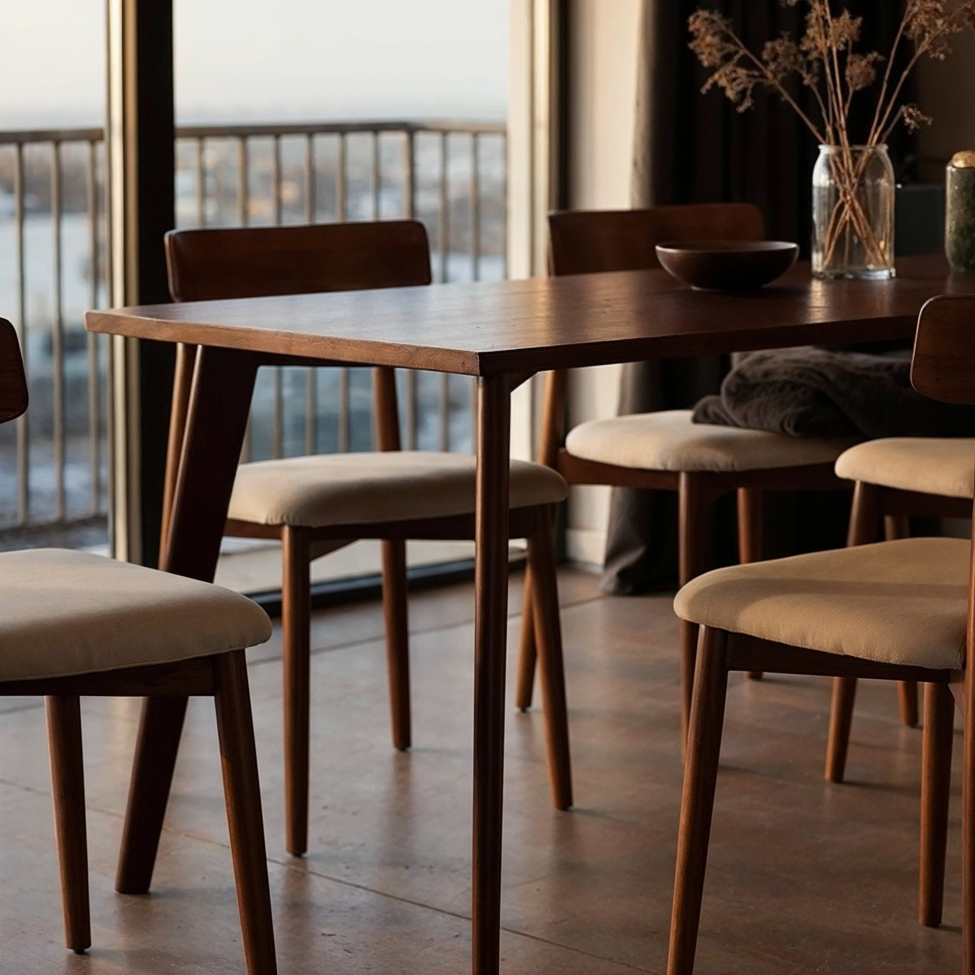 Tavolo da pranzo 'Nordisk' 180x70cm - Noce