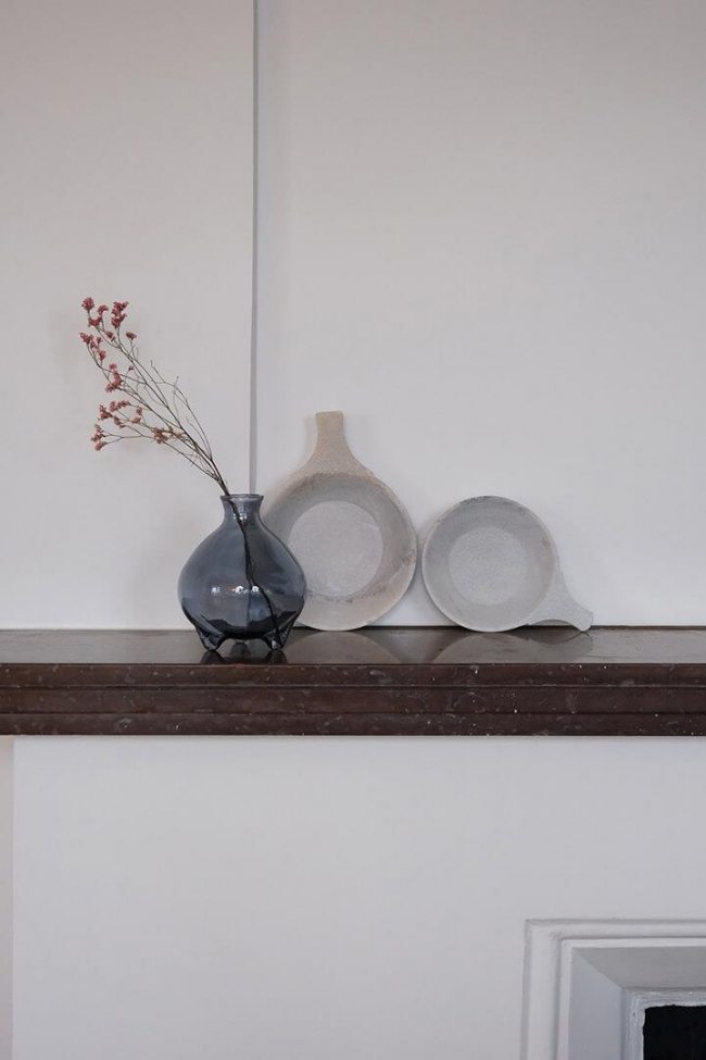 Vaso di vetro 'Melvin' Basso - Blu