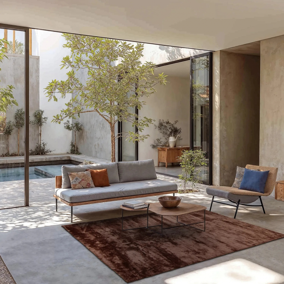 Tappeto 'Aranga Super Soft' - Marrone scuro