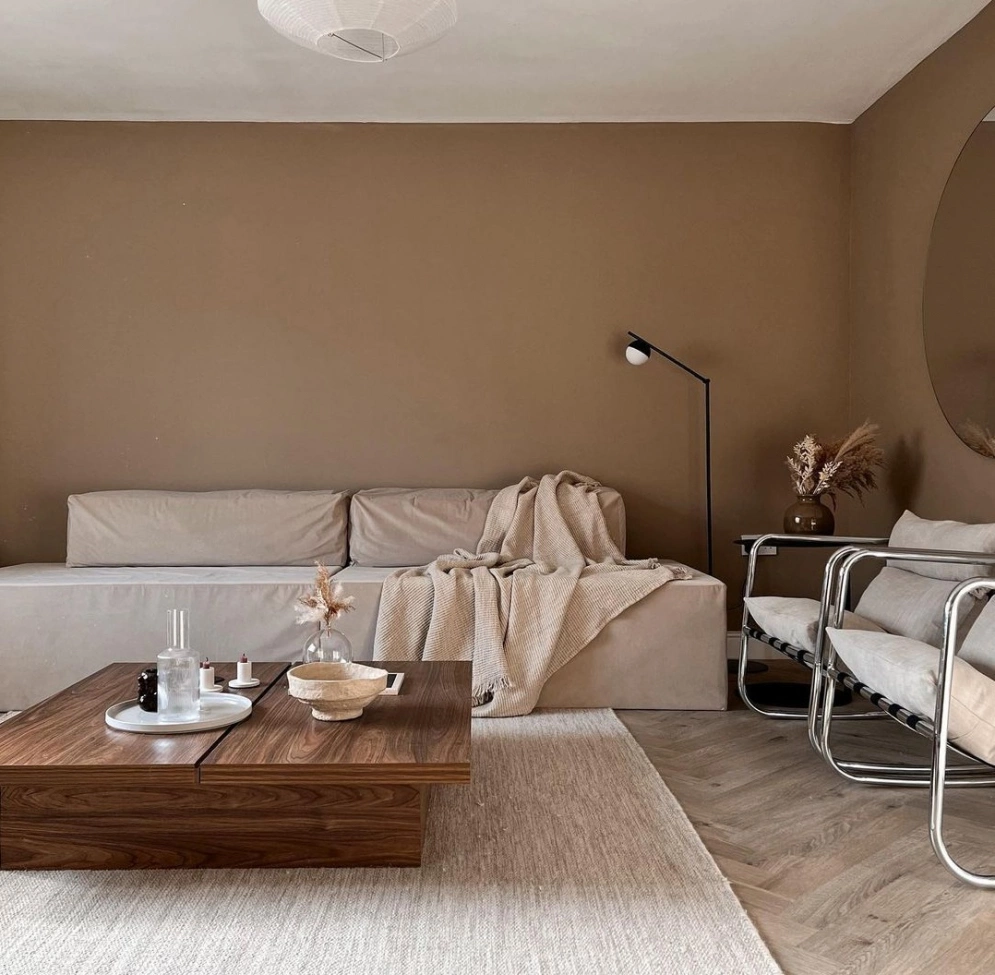 Tappeto in lana 'Dhurry' - Naturale