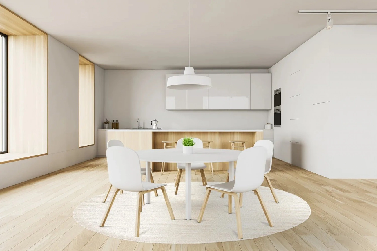 Tappeto rotondo 'Hamilton' - Naturale