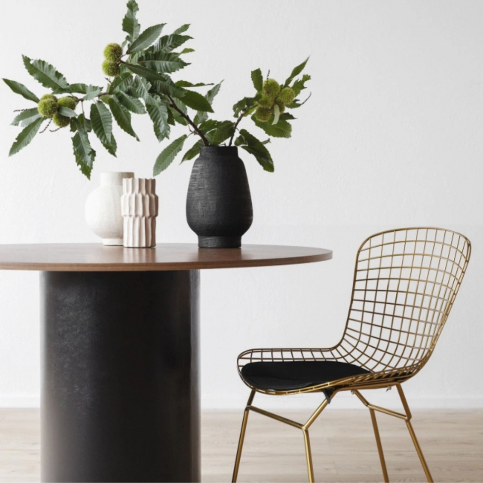 Tavolo 'Rounded' Rotondo 120cm - Noce