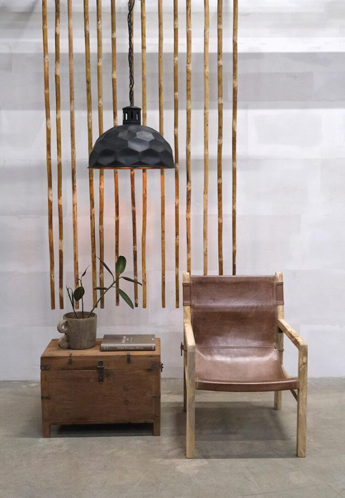 Poltrona 'Blixen' - Marrone