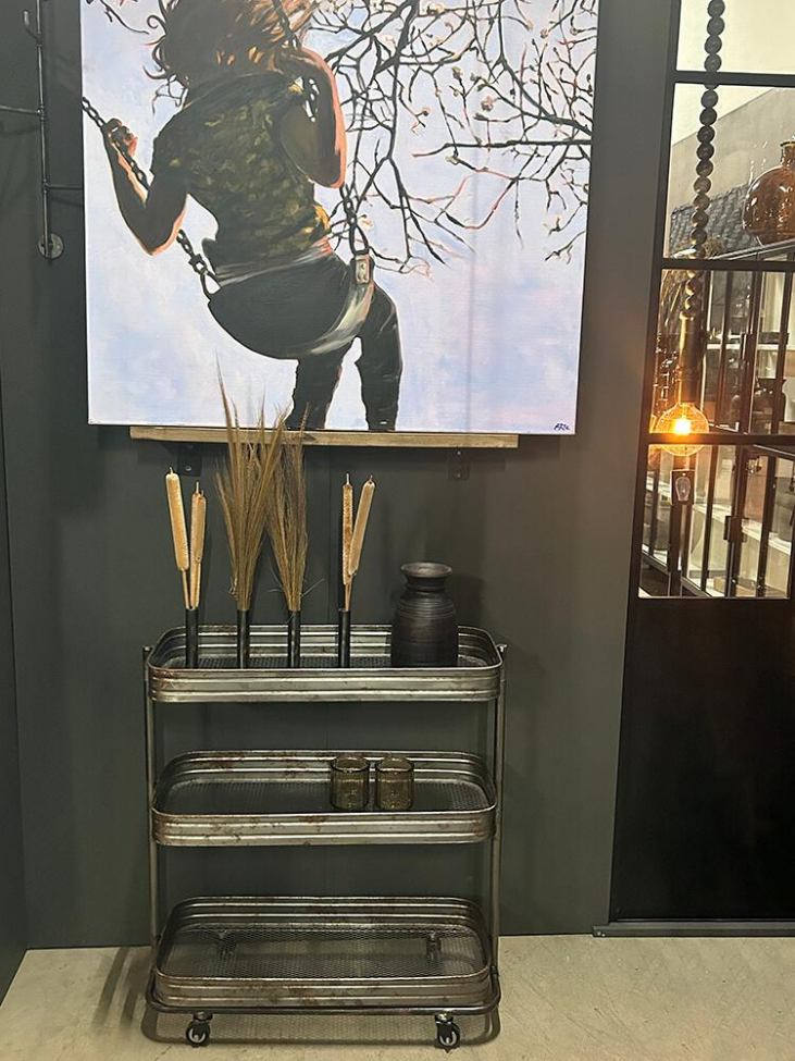 Carrello 'Vega' - Ferro/Lucido