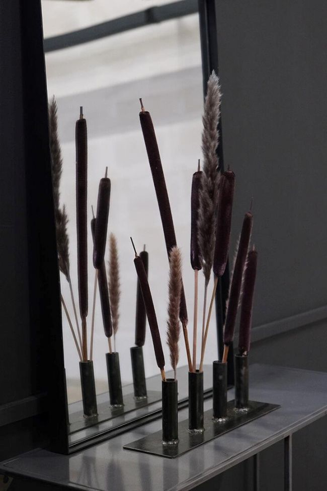 Specchio da parete 'Alex' - Nero